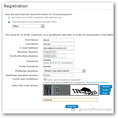 kattintson a regisztrációhoz