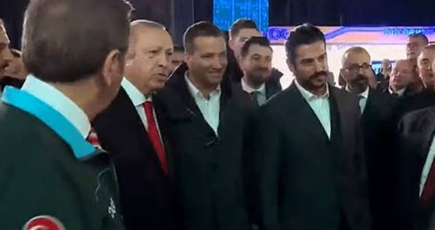 Recep Tayyip Erdogan és Burak Ozchivit elnök 
