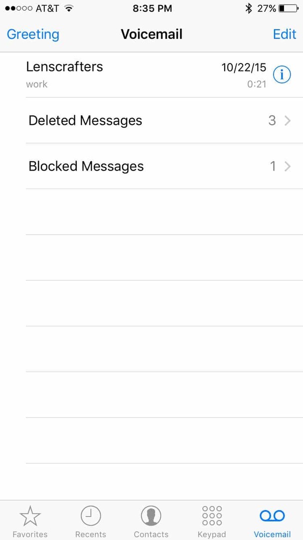 iphone blokkolta a hangposta üzeneteket