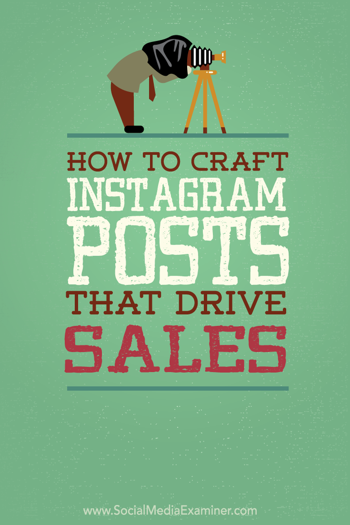 hogyan lehet kézműves instagram bejegyzéseket közzétenni, amelyek növelik az értékesítést