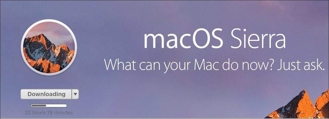 A MacOS Sierra letöltése és telepítése