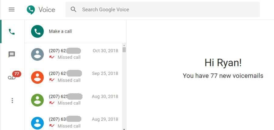 google hanghívások