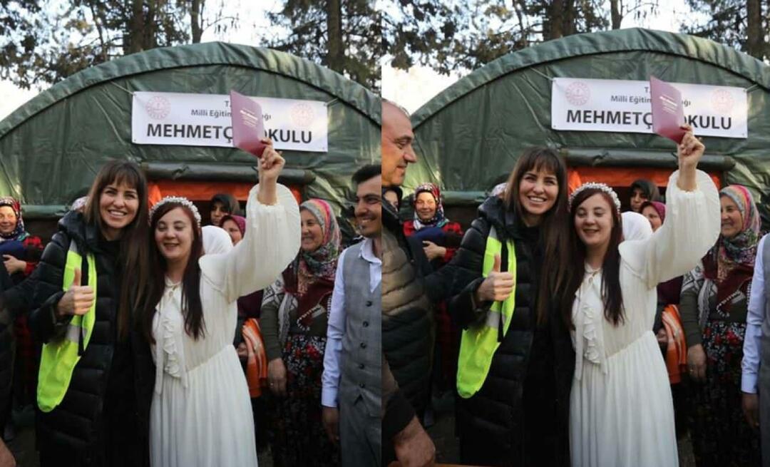 Érzelmi megosztás Aslı Tandoğantól! A földrengést túlélő egy pár házasságának tanúja lett