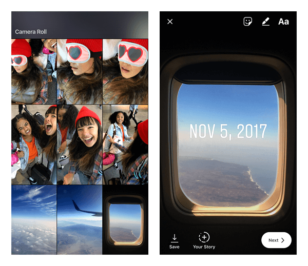 Az Instagram mostantól lehetővé teszi a több mint 24 órája készített képek és videók feltöltését a Stories-ba.