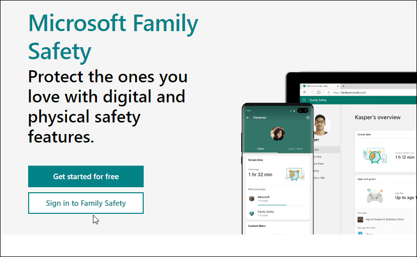 Microsoft családbiztonság