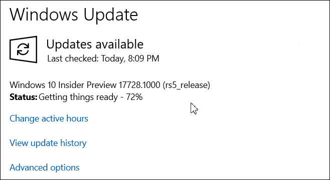 Windows 10 Insider Build 17728