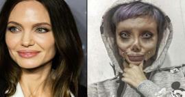 Azt mondta, hogy úgy fog kinézni, mint Angelina Jolie, zombivá változtatta magát!