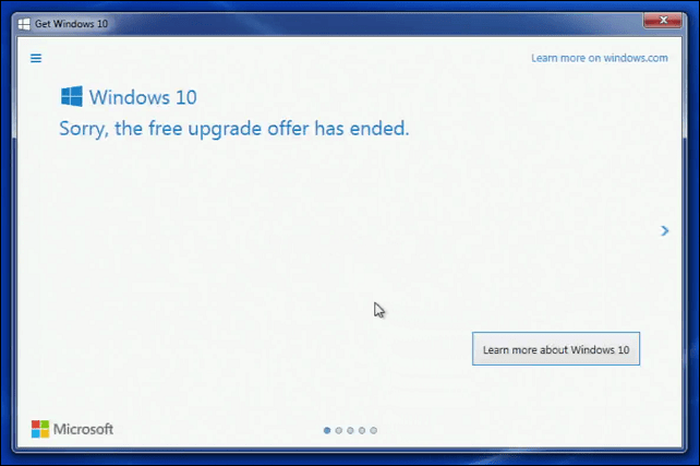 A Microsoft ajánlása az ügyfeleknek Vegye fel a kapcsolatot az ügyfélszolgálattal, ha a Windows 10 frissítéseket nem fejezi be a határidő