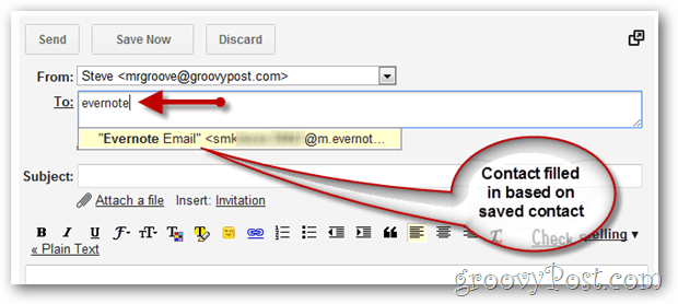 Hogyan kell használni az e-mailt az információk küldéséhez az Evernote notebookhoz