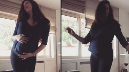 A 7 hónapos terhes Azra Akın így táncolt