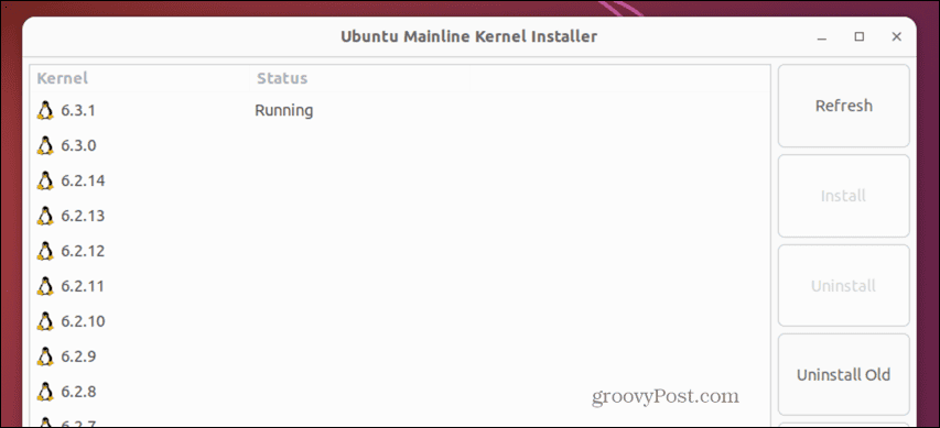 ubuntu fővonali alkalmazás