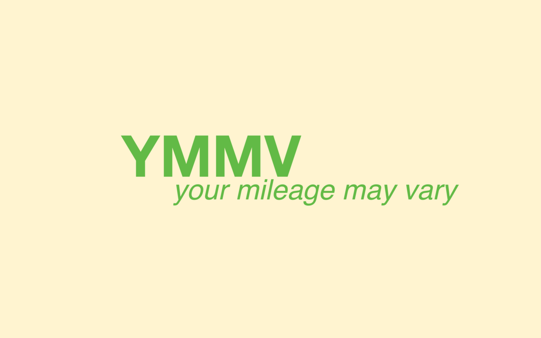 Mit jelent az "YMMV" és hogyan használhatom?