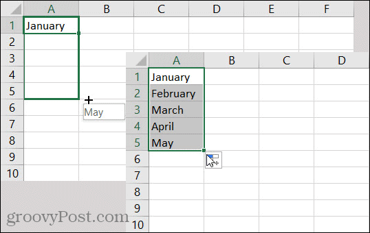 Excel automatikus kitöltési hónapok