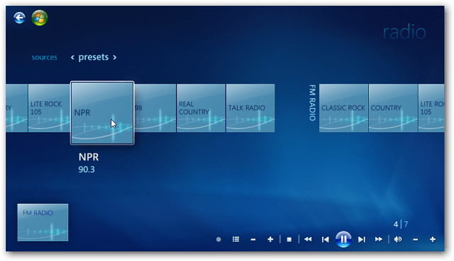 Helyi rádió hozzáadása a Windows 7 Media Center programhoz