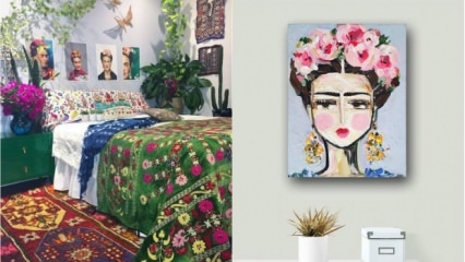 Díszítő javaslatok a "Frida Kahlo" stílusának megfelelően