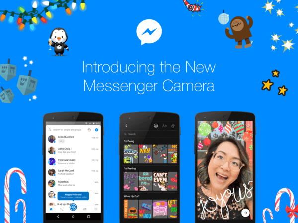 A Facebook bejelentette egy új, hatalmas natív kamera globális bevezetését a Messengerben.