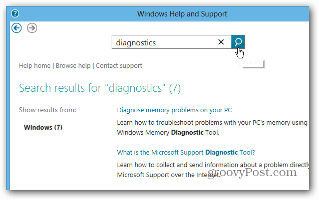 A Windows 8 súgójának és támogatásának elérése