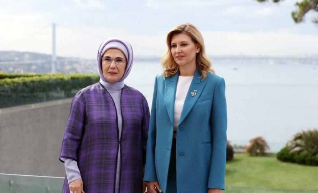 Emine Erdoğan látta vendégül Olena Zelenskát, az ukrán elnök feleségét!