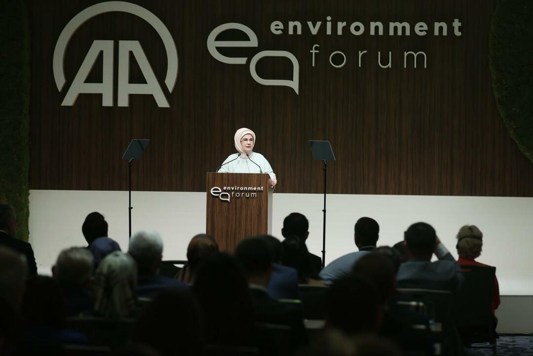 Emine Erdoğan részt vett a Nemzetközi Környezetvédelmi Fórumon!