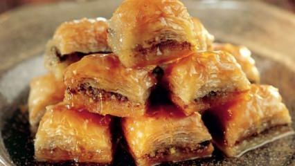 Hogyan készítsünk házi dió baklavat? Finom és praktikus dió baklava recept