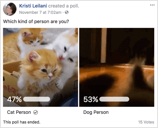 Facebook gif közvélemény-kutatási eredmények