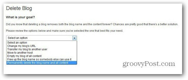 Hogyan lehet egy Wordpress.com blogot törölni, vagy privátvá tenni