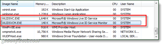 Windows szolgáltatások wlidsvc.exe wlidsvcm.exe