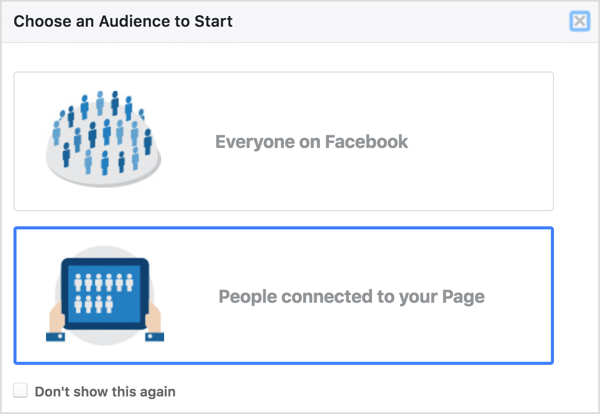 Válassza ki az Ön oldalához kapcsolódó személyeket a Facebook Közönségstatisztikában.