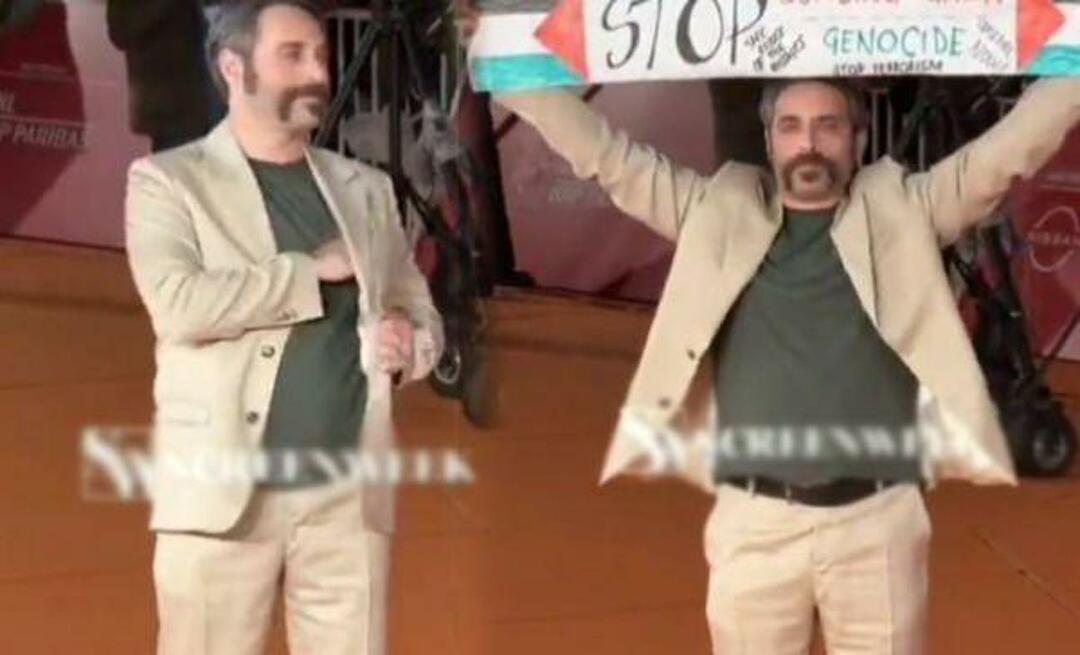 Dicséretes lépés az olasz színésztől! A filmfesztiválon zászlót nyitott a palesztinok támogatására