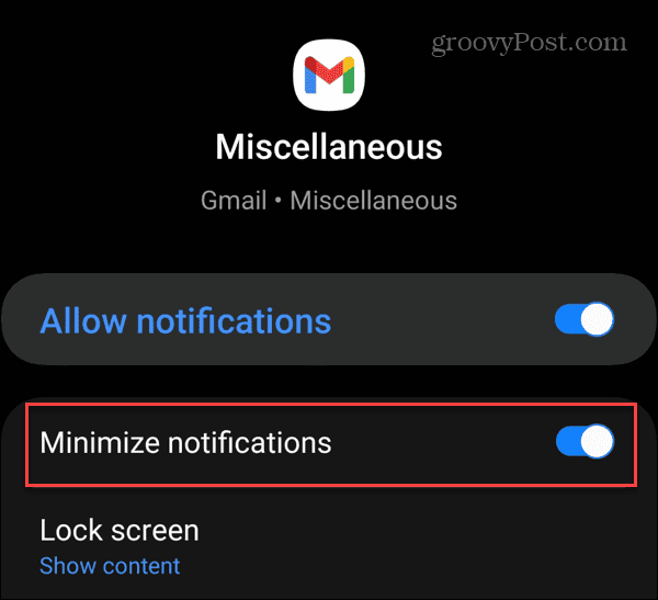 Minimalizálja az értesítéseket az Android állapotsorán