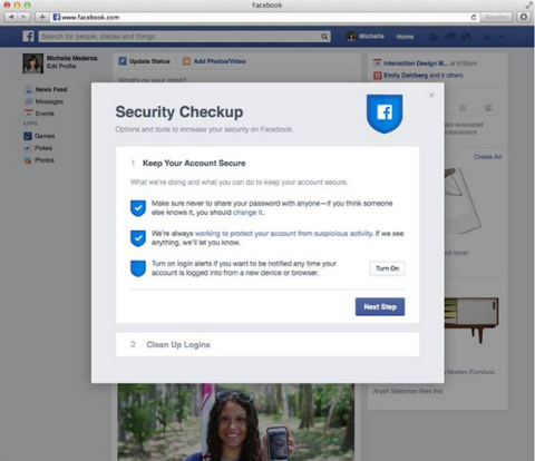 A Facebook egy új biztonsági ellenőrzés funkciót tesztel