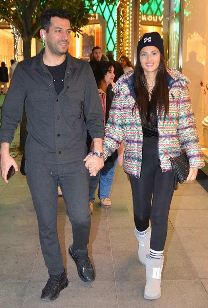 Murat Yıldırım és felesége İman Elbani