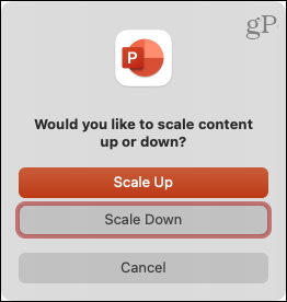 Pick Scale Up vagy Scale Down