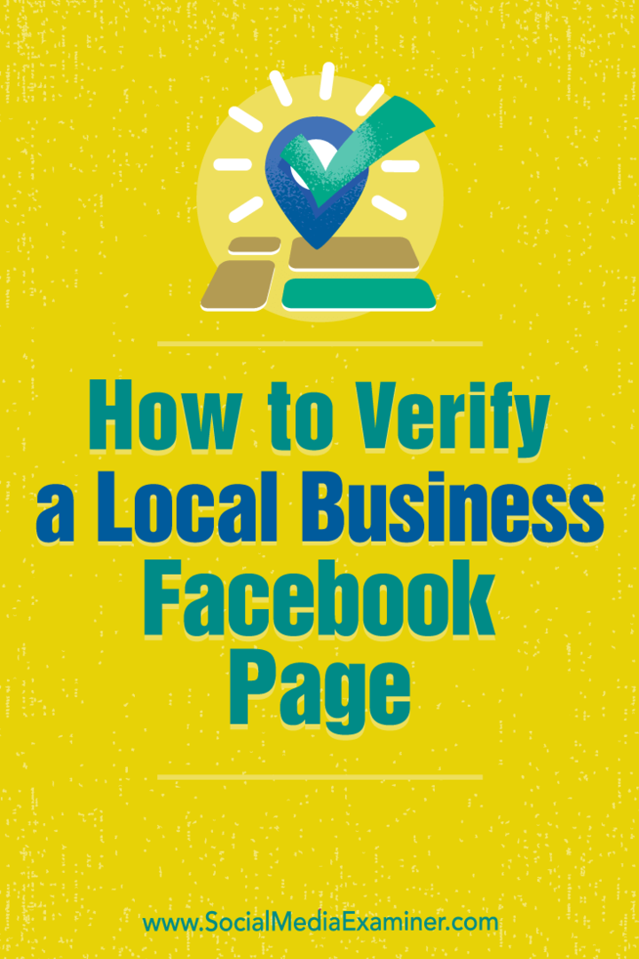 Hogyan lehet ellenőrizni egy Facebook-oldalt egy helyi vállalkozás számára: a közösségi média vizsgáztatója