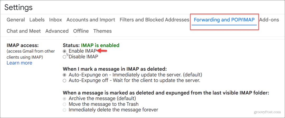 A nem működő Gmail javítása 