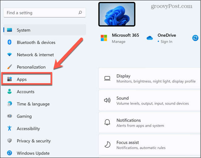 Windows alkalmazás beállításai
