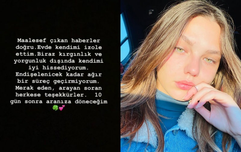 Nilsu Berfin Aktaş, a Kuzey Yıldız First Love Gökçe koronavírustesztje pozitív volt!