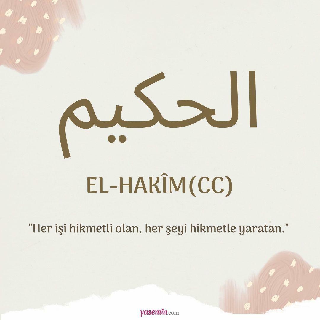 Mit jelent az al-Hakim (cc)?