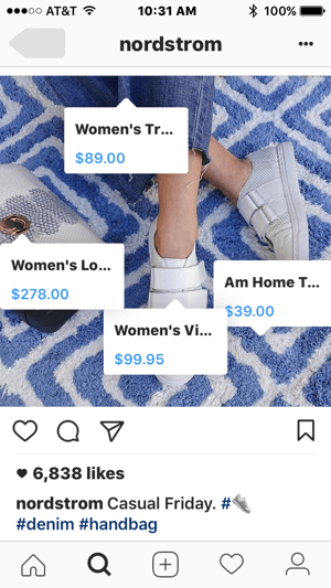 A megvásárolható termékcímkék megkönnyítik az Instagram-felhasználók számára a termékek megvásárlását.