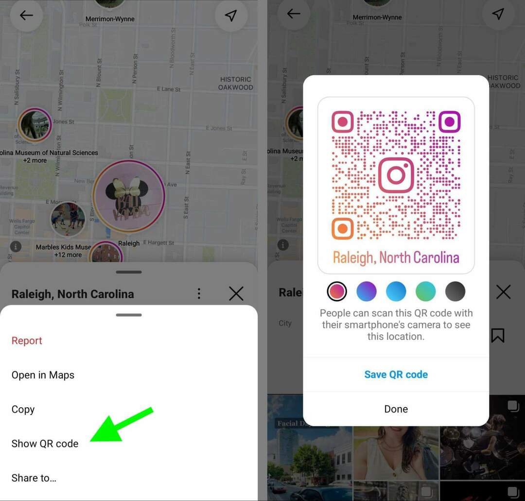 hogyan kell-instagram-qr-kódot-létrehozni egy-egy-üzleti hely megosztásához-példakeresés-8