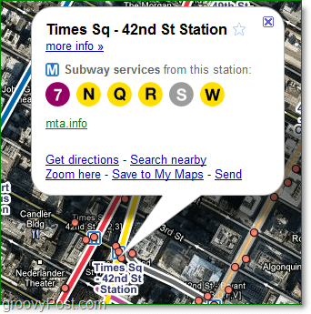 A google maps még azt is megmondja, hogy milyen szolgáltatások állnak rendelkezésre az egyes állomásokon