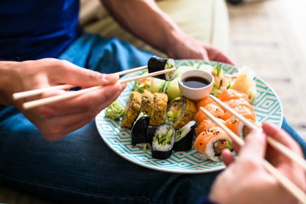 a sushi összetevői