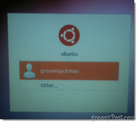 válassza ki az új ubuntu felhasználót