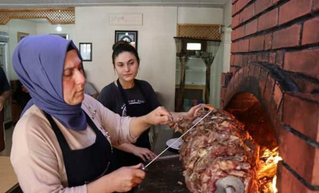 Az első anyától és lányától Erzurumban! Kakaskebabot üzemeltetnek