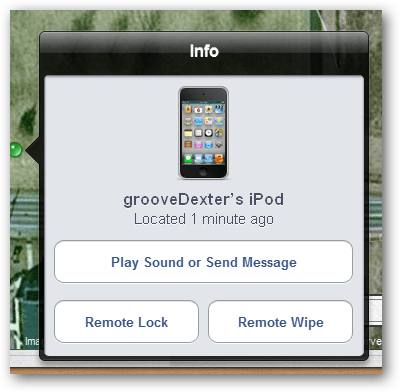 lezárhatja vagy törölheti, vagy üzenetet küldhet az elveszett iPhone ipadról vagy iPodról
