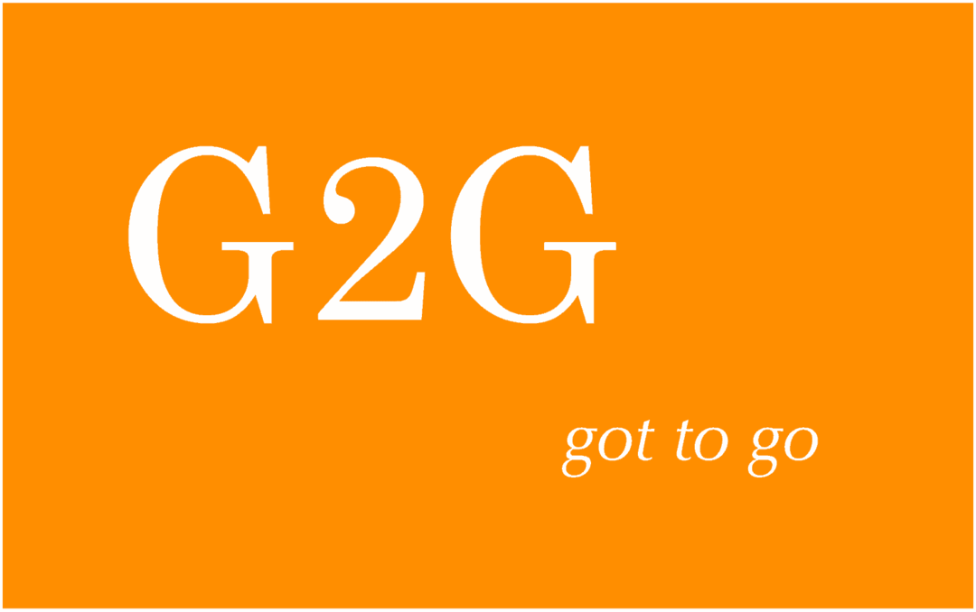 Mit jelent a G2G és hogyan kell használni?