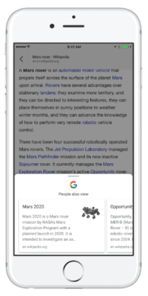 A Google bemutatja az új tartalomfelfedező eszközt az iOS-hez készült Google alkalmazásban.