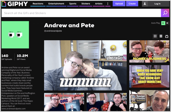 Andrew és Pete GIF-gyűjteménye van GIF-en.