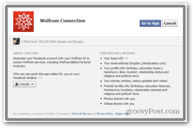 wolfram alfa facebook jelentés facebook megy az app