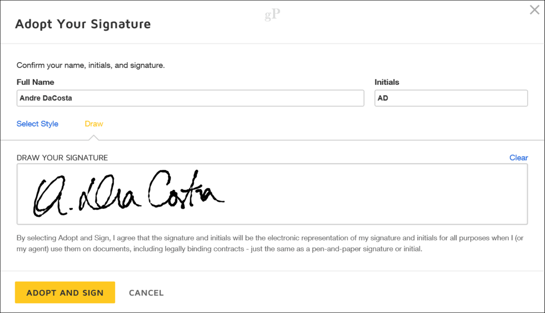 A DocuSign használata a dokumentumok digitális aláírására